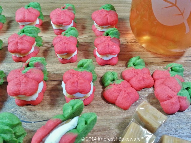 caramel apple spritz press cookies © 2014 Impress! Bakeware™