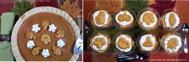 Pumpkin Pie and Pumpkin Mousse Parfaits  © 2014 Impress Bakeware, LLC