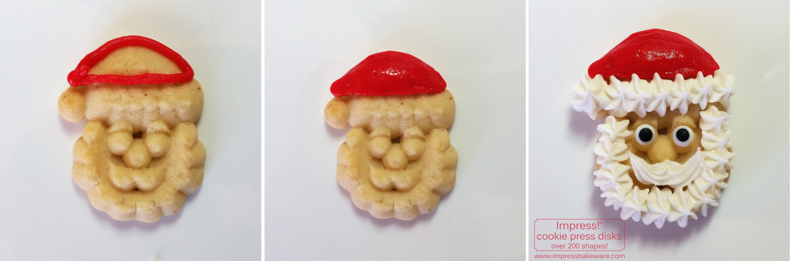 decorating-santa-spritz-cookies-w-2016-impress-bakeware-llc