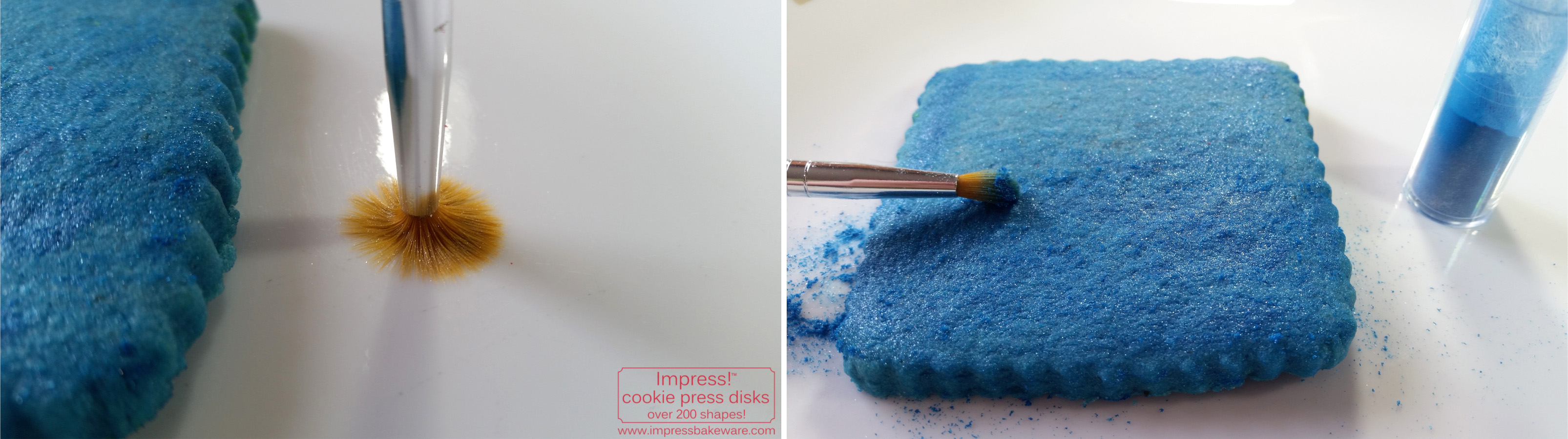 Pearl dusting blue cutout squares © 2016 Impress! Bakeware, LLC w.jpg