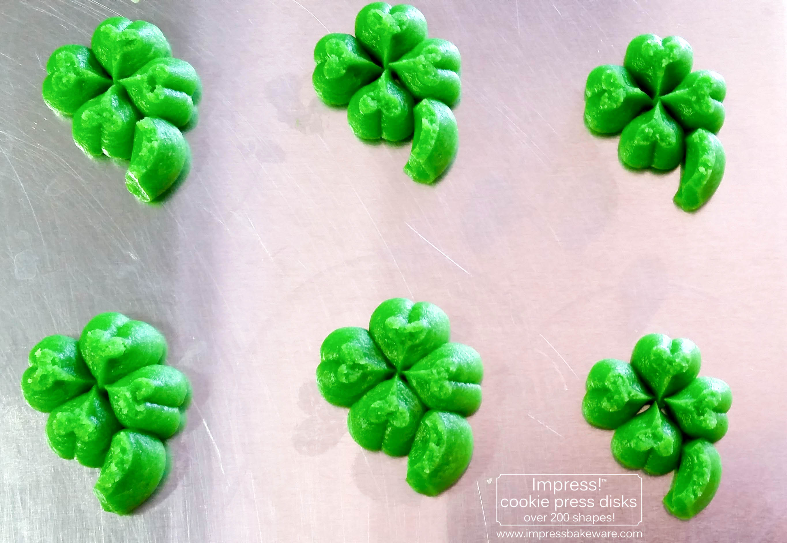 four-leaf-clover-cookies-2017-impress-bakeware-llc-spritz-cookie-press-a1
