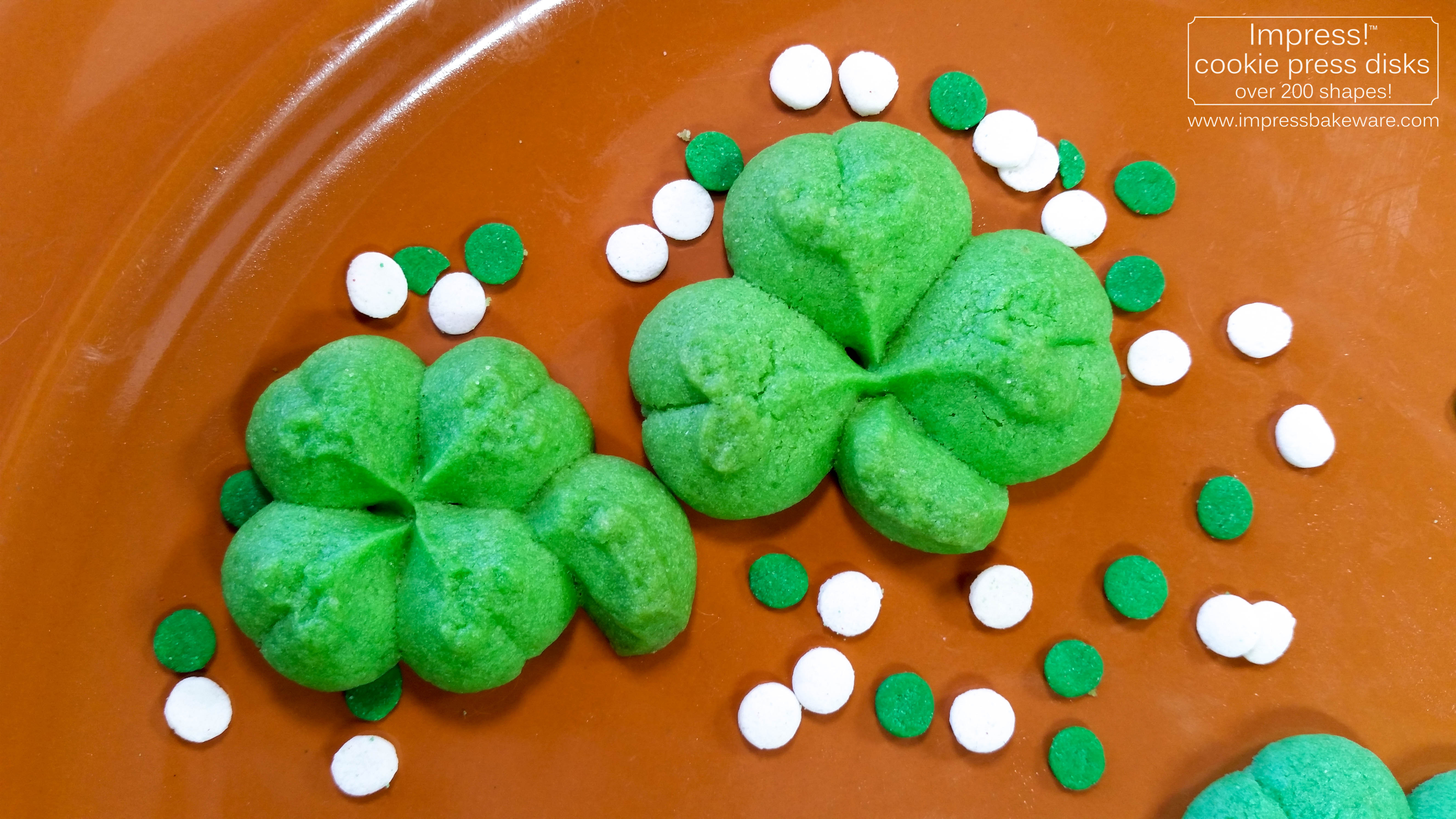 shamrock-four-leaf-clover-cookies-2017-impress-bakeware-llc-spritz-cookie-press-e