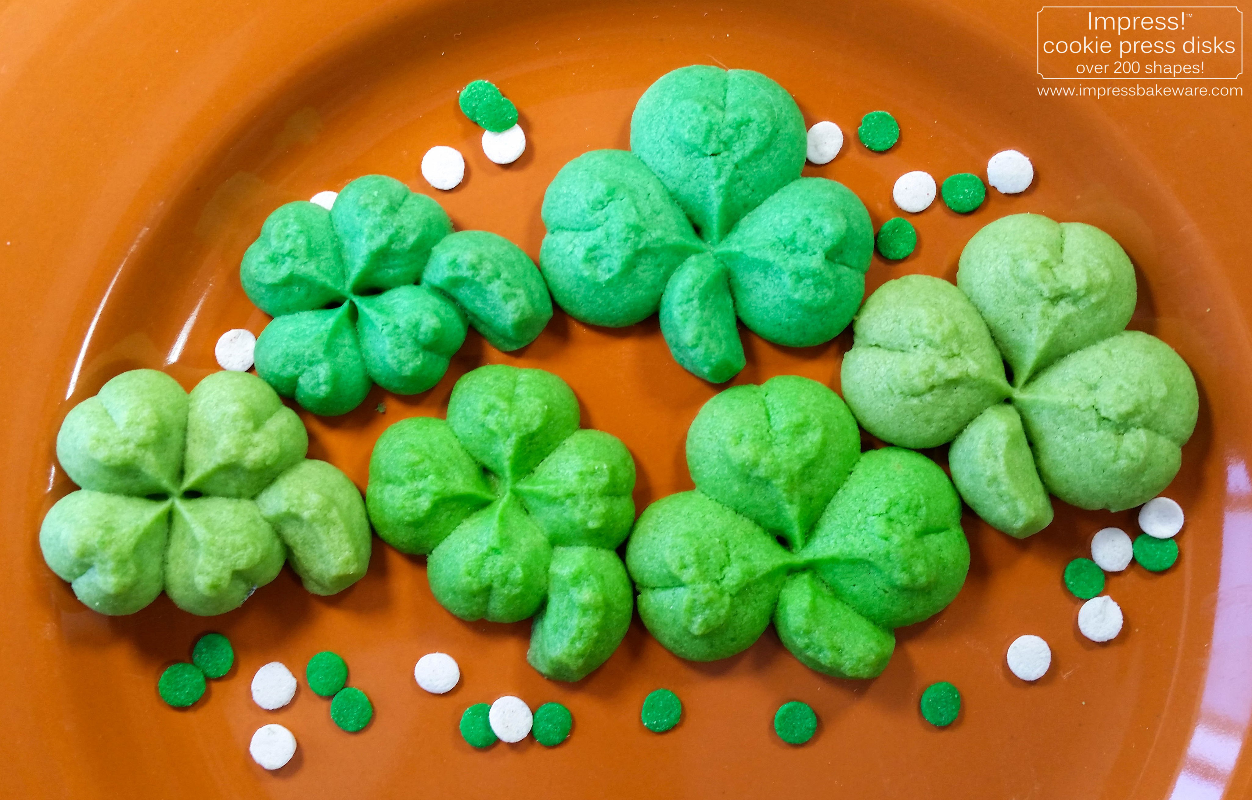 shamrock-four-leaf-clover-cookies-2017-impress-bakeware-llc-spritz-cookie-press-g