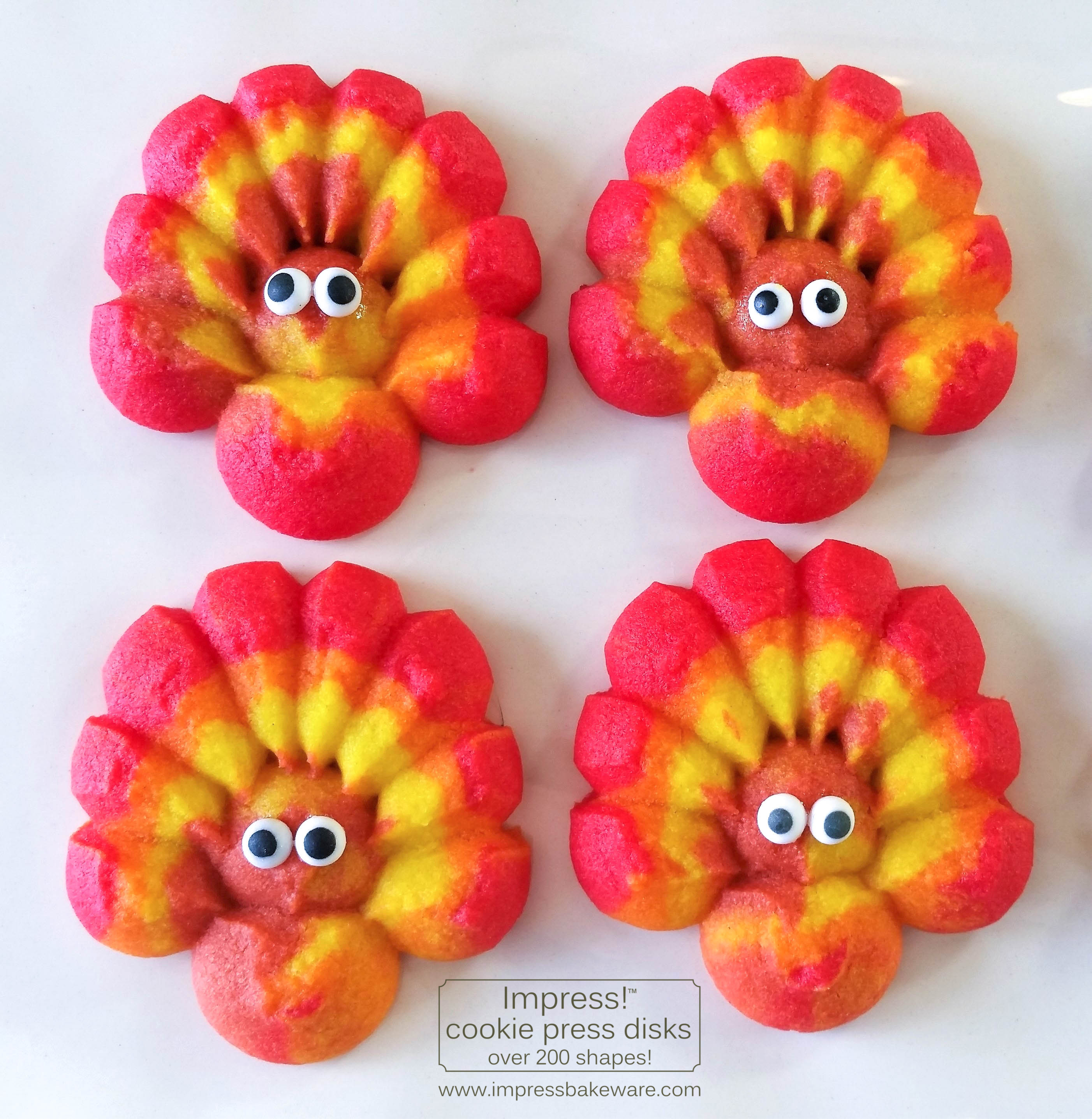 cc Colorful Fall Leaves, Turkeys, and Pumpkins cookie press spritz W © 2017 Impress! Bakeware, LLC.jpg