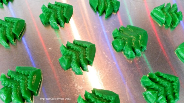 hwk Spritz Cookie Christmas Trees cookie press spritz © 2017 Impress! Bakeware, LLC.jpg