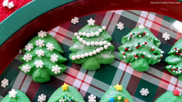nwk Spritz Cookie Christmas Trees cookie press spritz © 2017 Impress! Bakeware, LLC.jpg