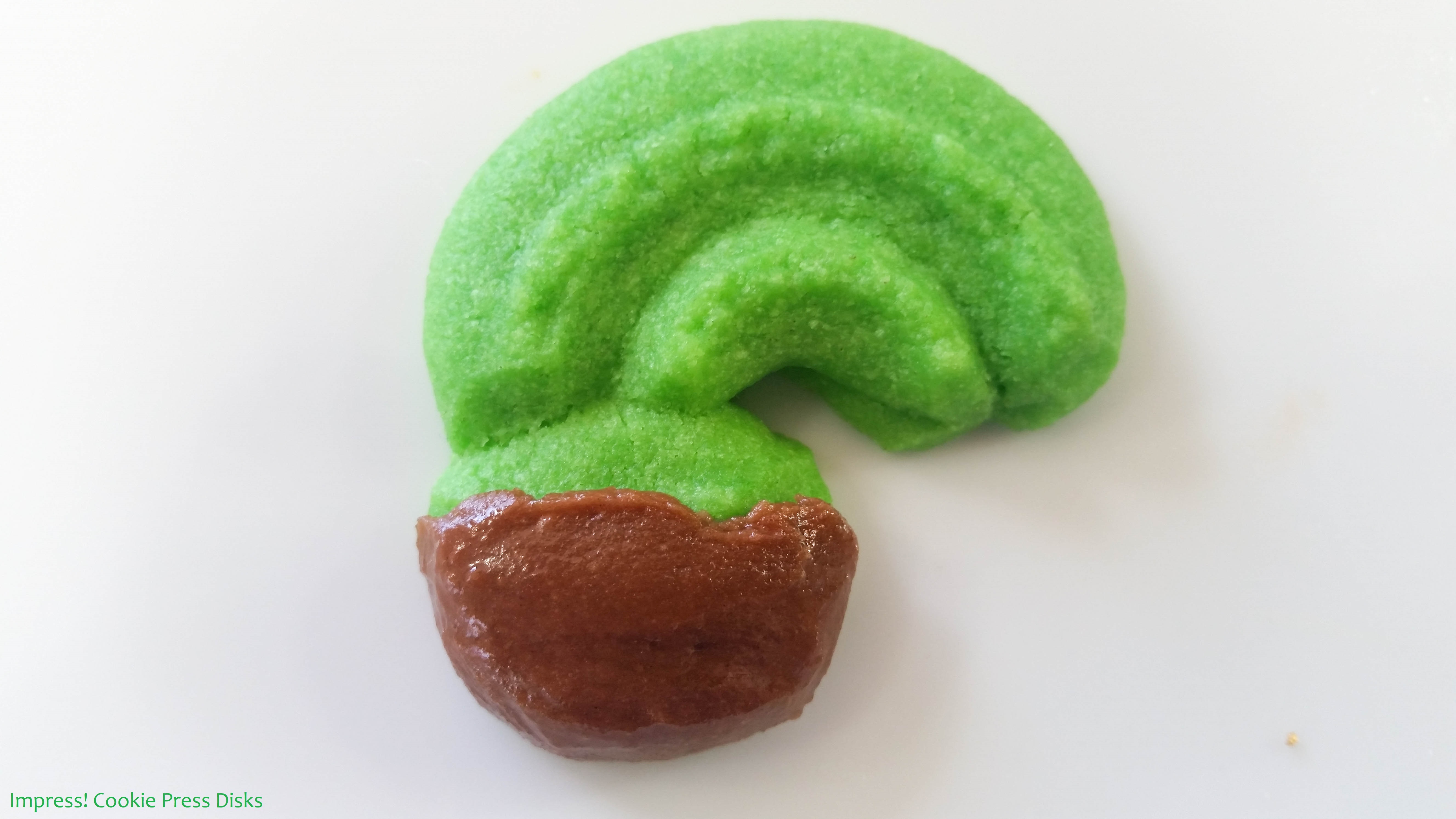 pw Chocolate Mint St. Patrick’s Day Sandwich Cookies cookie press spritz © 2018 Impress! Bakeware, LLC.jpg