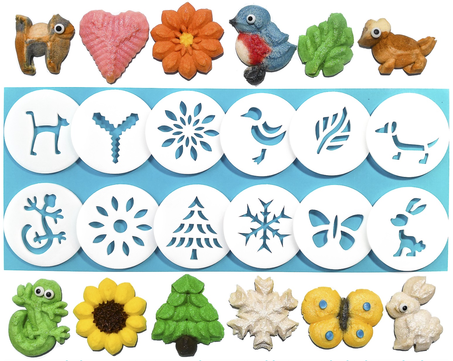 Box Set Sampler Cookie Press Disk Set spritz © 2019 Impress! Bakeware, LLC H