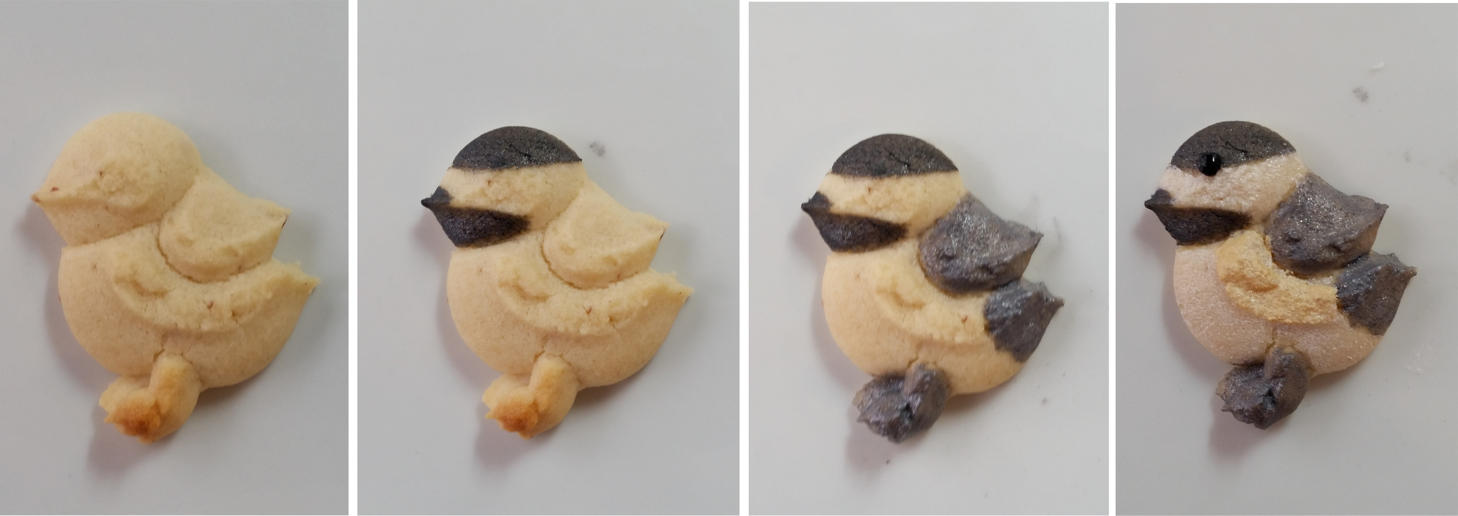 Chickadee in Woodland Christmas Spritz Cookies © 2019 Impress! Bakeware, LLC