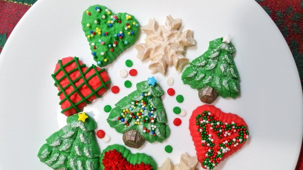 Christmas Is Love Spritz Cookies © 2019 Impress! Bakeware, LLC c