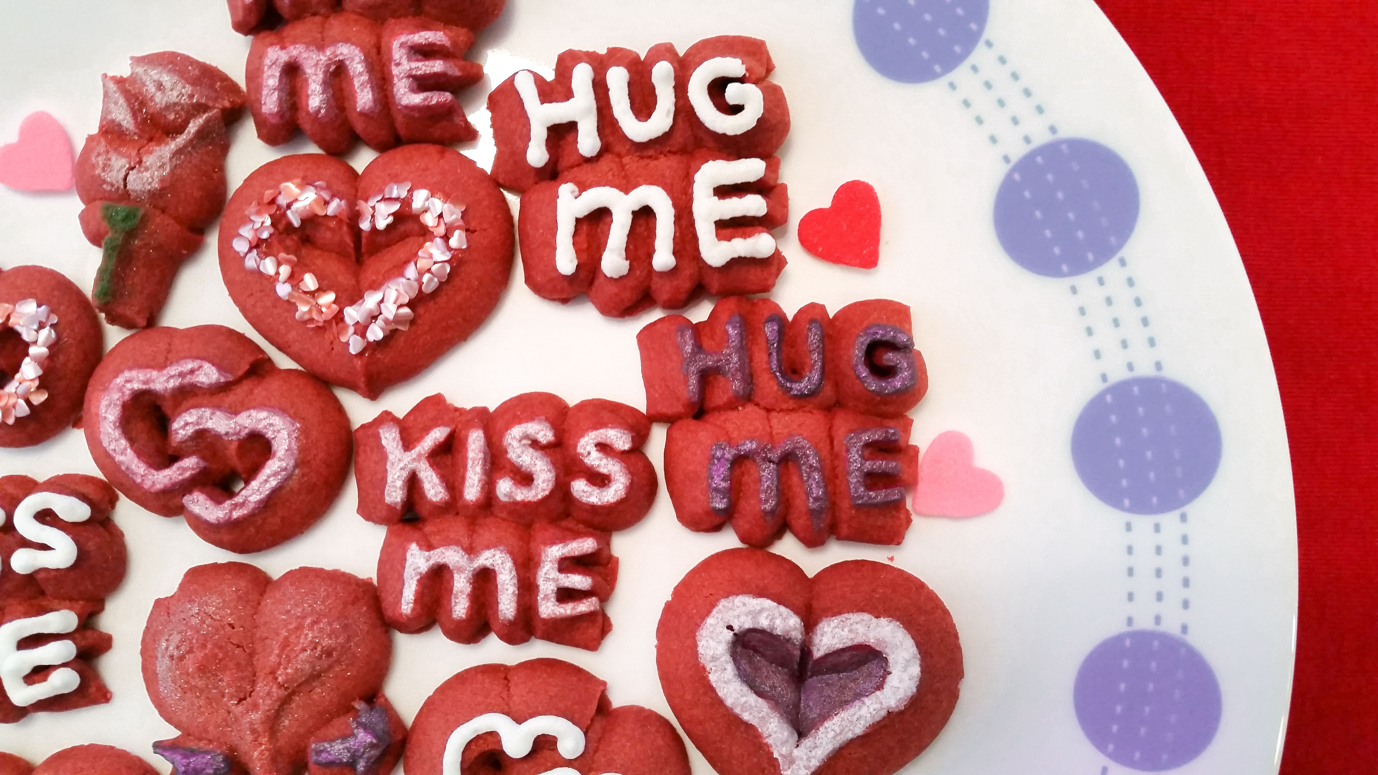 Red Velvet Valentine’s Day Spritz Cookies © Impress! Bakeware, LLC 1d