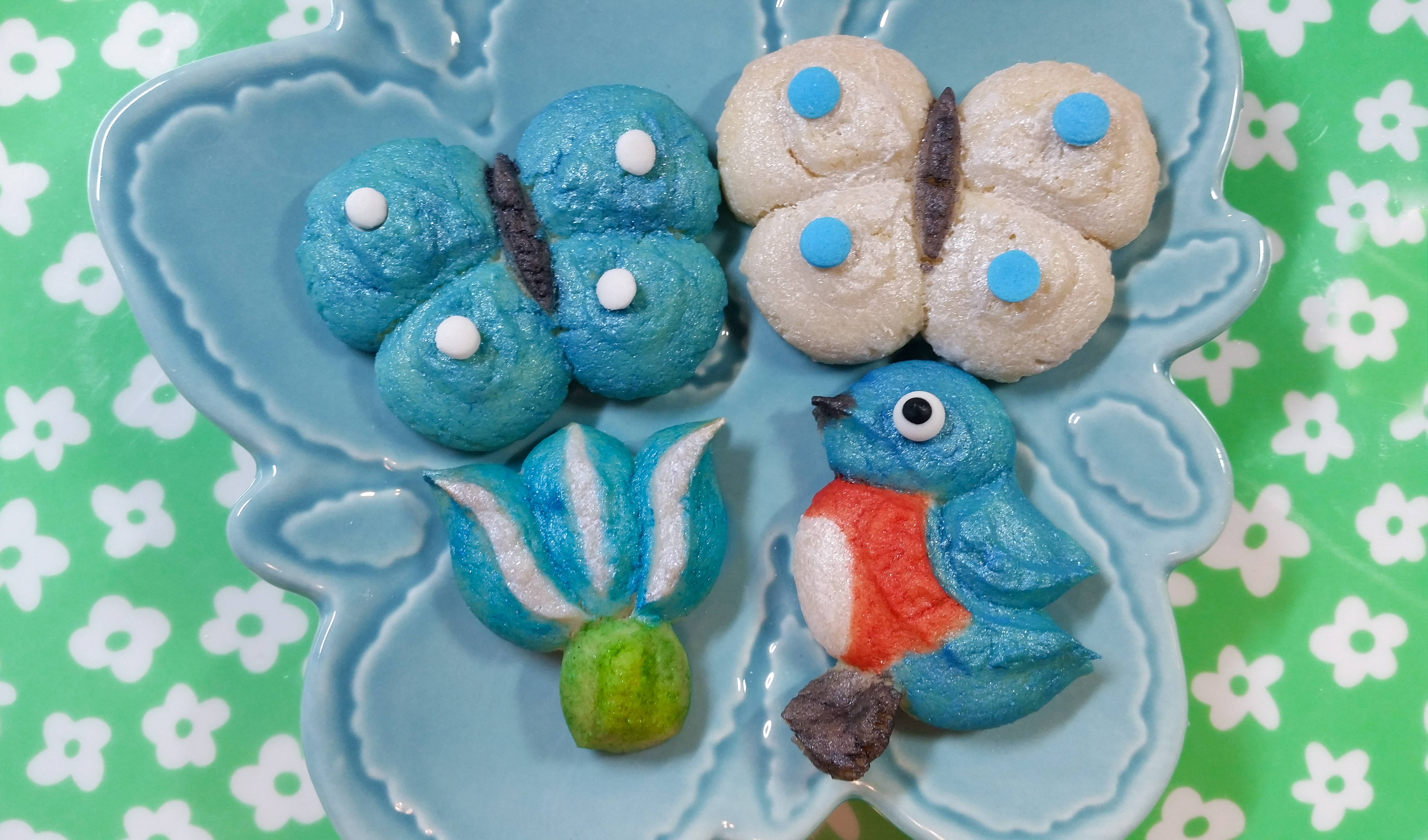 Spring Spritz Cookies flowers birds butterflies tulip © 2020 Impress! Bakeware, LLC