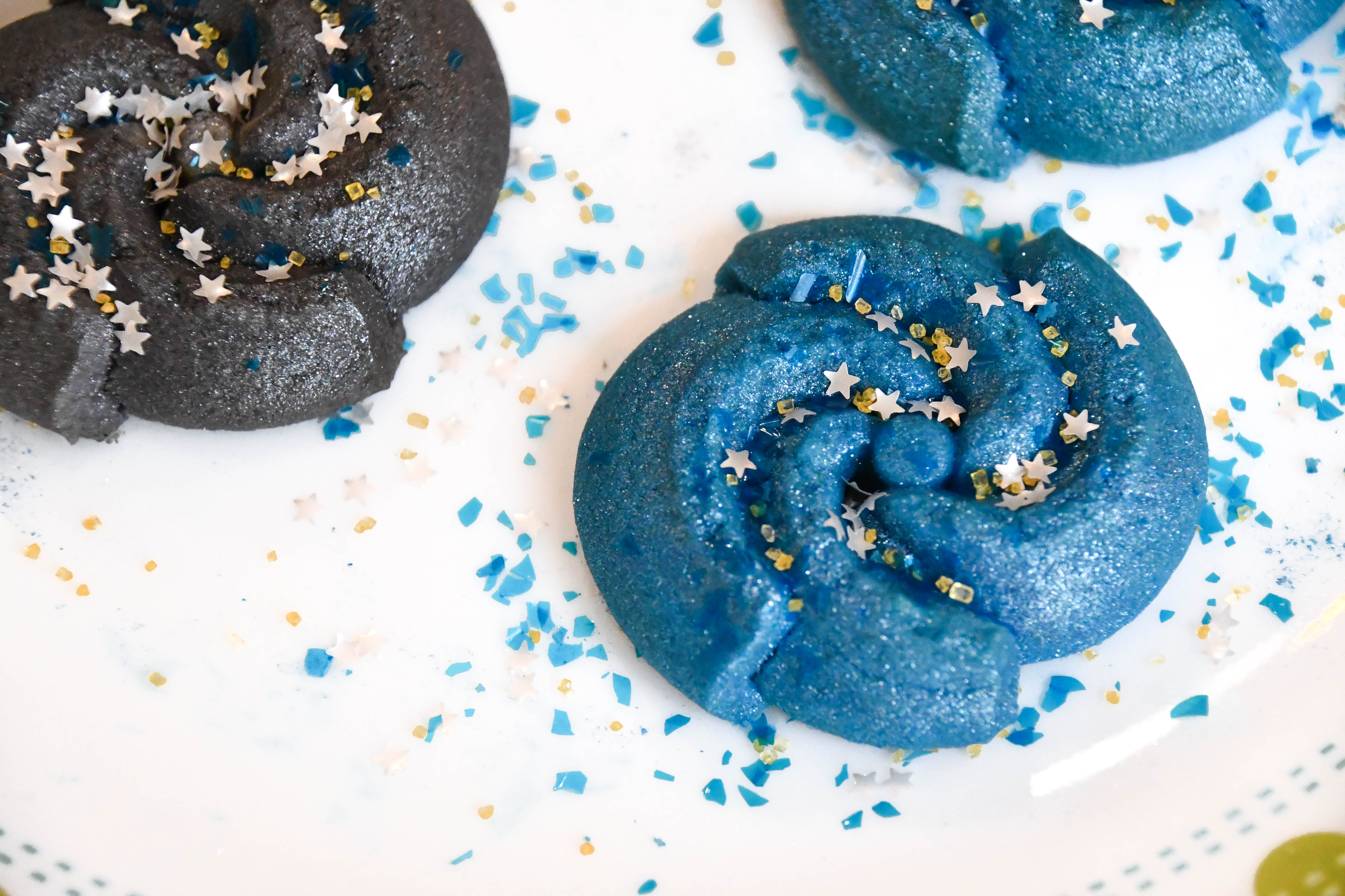 Galaxy Spritz cookies © Impress! Bakeware, LLC
