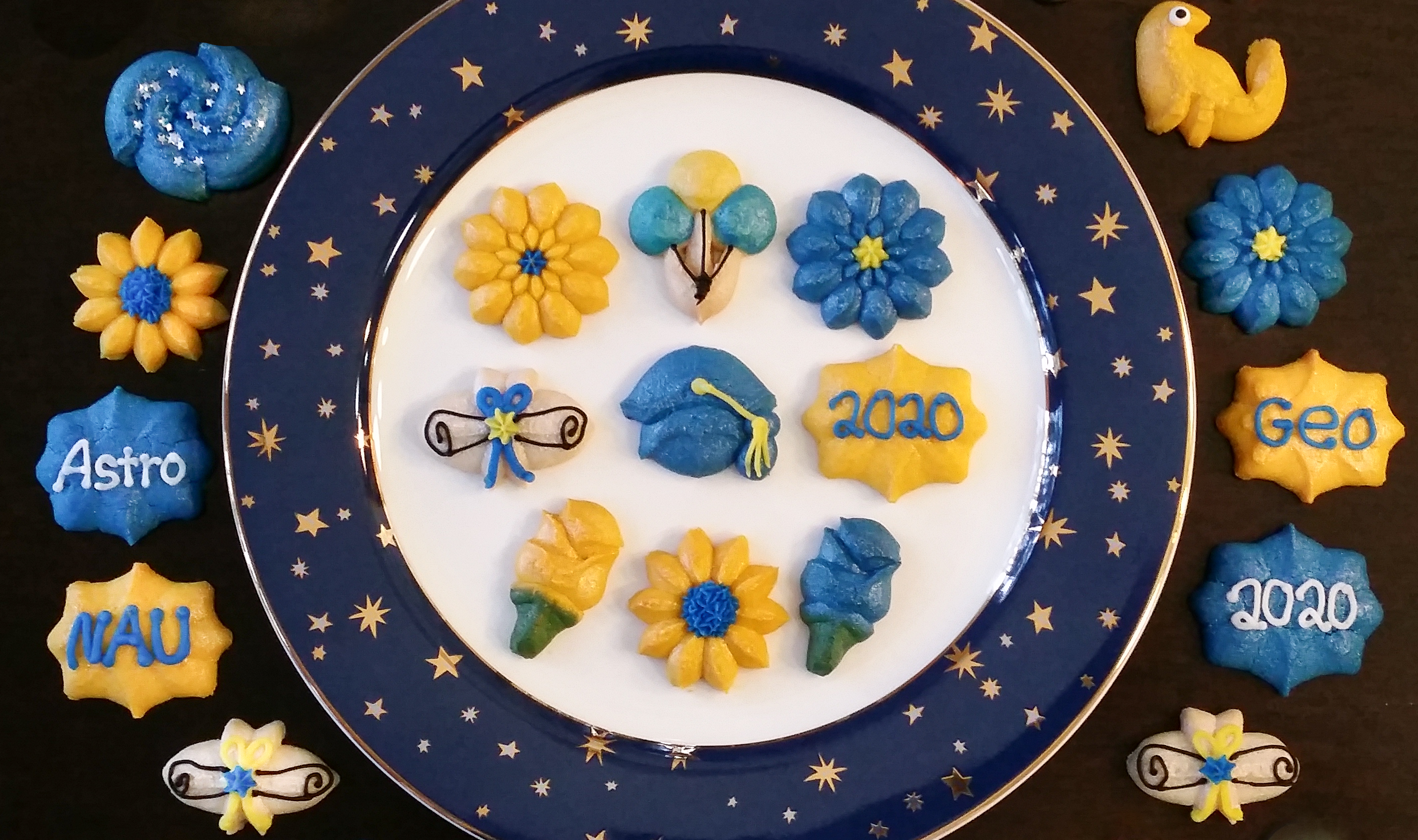 Graduation Spritz Cookies h © Impress! Bakeware, LLC